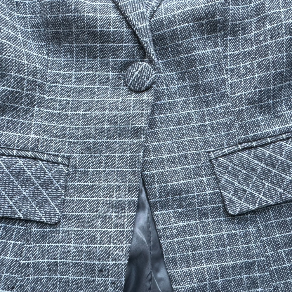 Women’s Plaid Blazer Jacket M - Picture 3 of 3